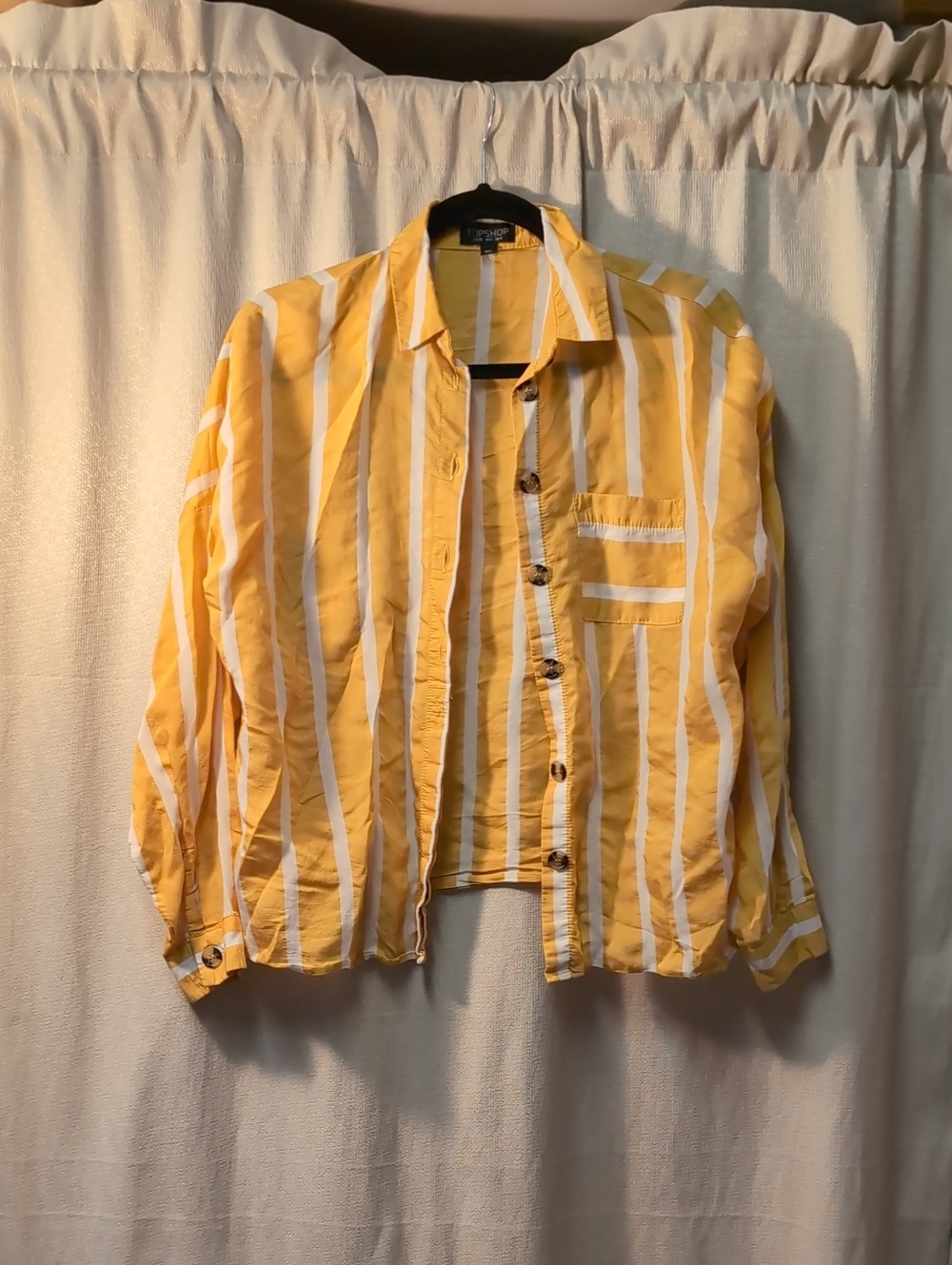 Topshop | Casual Striped Button-Down Shirt